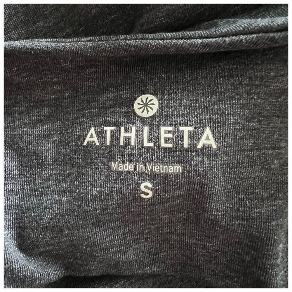 Athleta Open Back Flexlight Grey Top Size Small - Picture 4 of 5